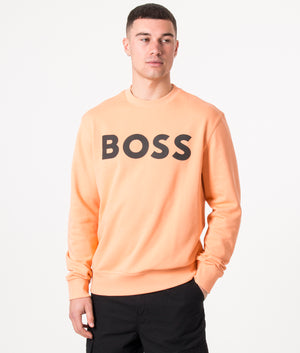 Relaxed-Fit-WeBasicCrew-Sweatshirt-Light/Pastel-Orange-BOSS-EQVVS