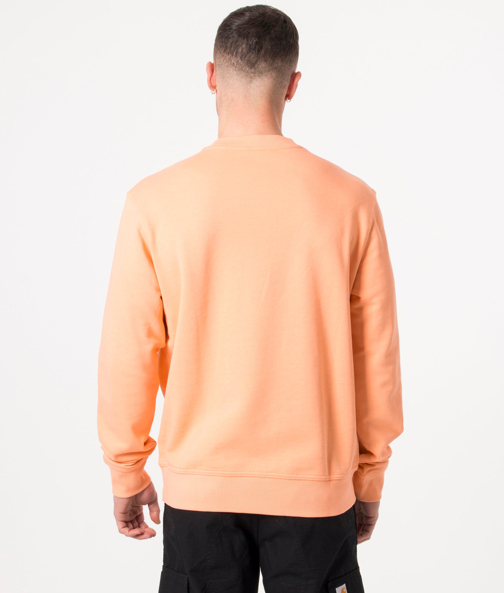 Relaxed-Fit-WeBasicCrew-Sweatshirt-Light/Pastel-Orange-BOSS-EQVVS