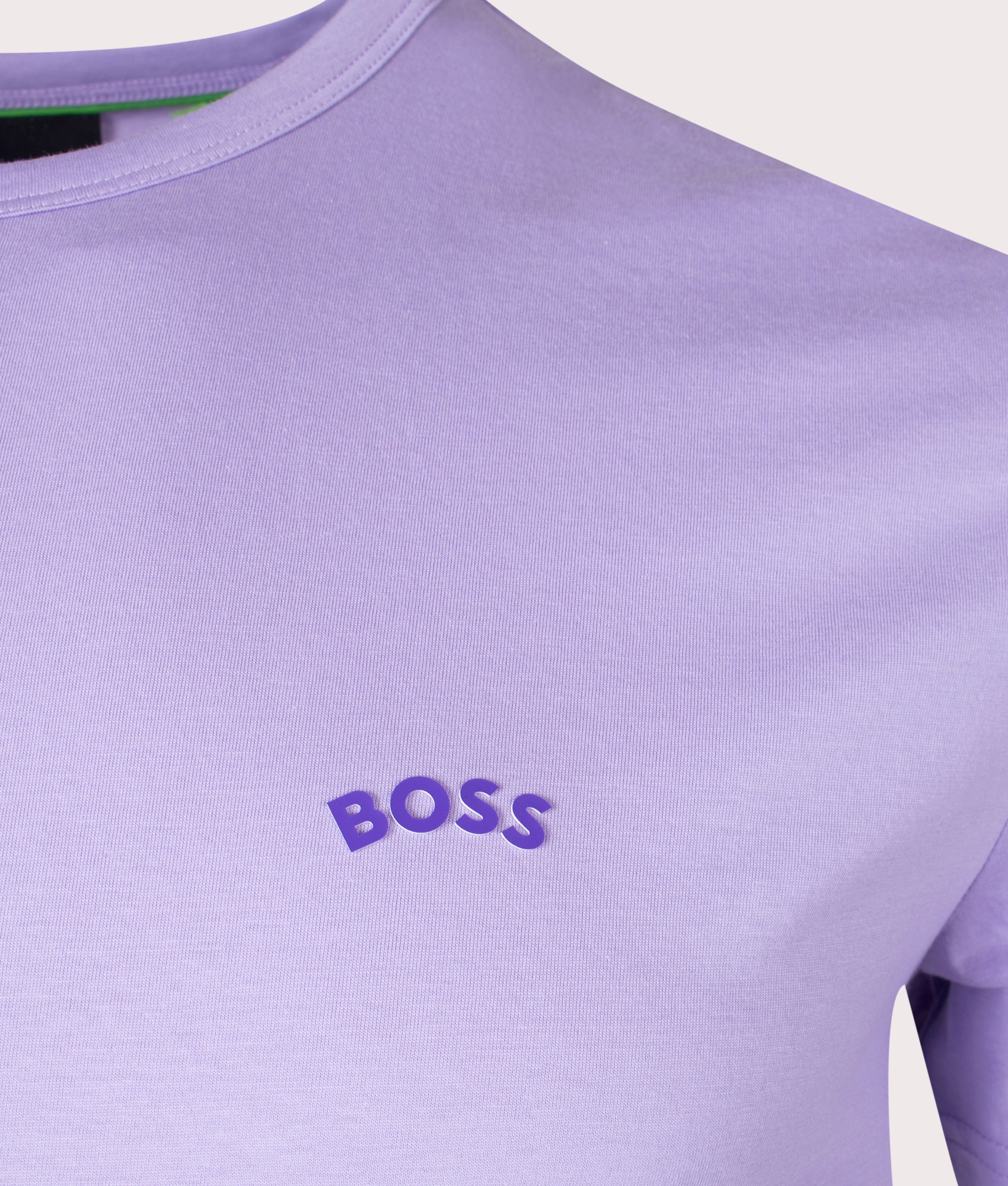 Curved-Logo-T-Shirt-Light/Pastel-Purple-BOSS-EQVVS