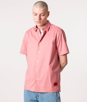 Relaxed-Fit-Ebor-Short-Sleeve-Shirt-Medium-Pink-HUGO-EQVVS