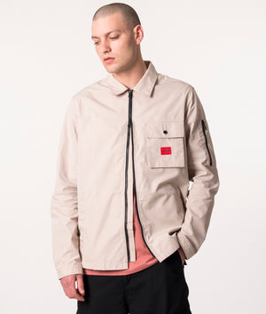 Zip-Through-Emmond-Overshirt-Light-Beige-HUGO-EQVVS