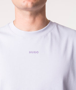 Relaxed-Fit-Dapolino-T-Shirt-Light/Pastel-Purple-HUGO-EQVVS