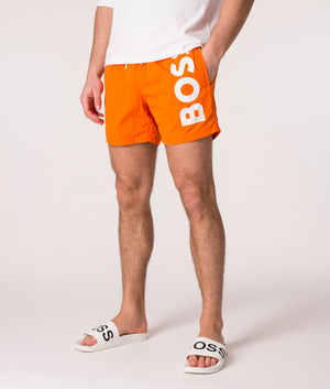 Quick Drying Octopus Swim Shorts Bright Orange BOSS EQVVS