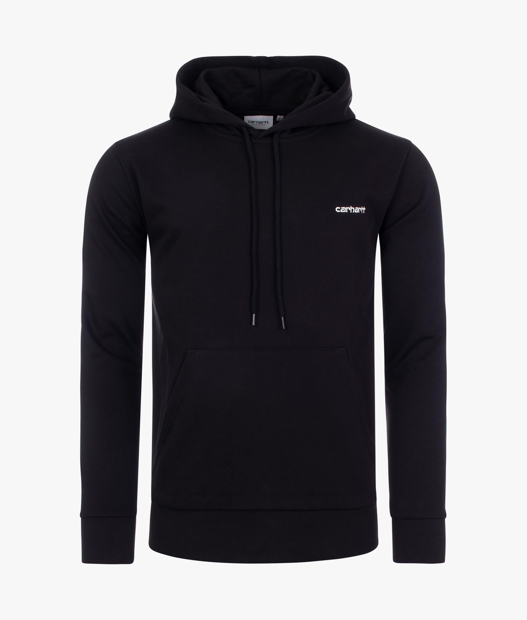 Script-Embroidery-Hoodie-Black/White-Carhartt-WIP-EQVVS
