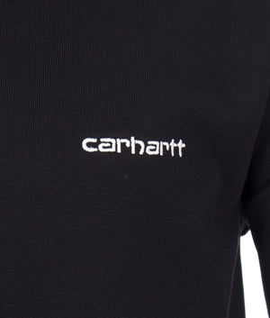Script-Embroidery-Hoodie-Black/White-Carhartt-WIP-EQVVS