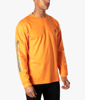 Long-Sleeve-Airwaves-Backprint-T-Shirt-Orange-Carhartt-WIP-EQVVS