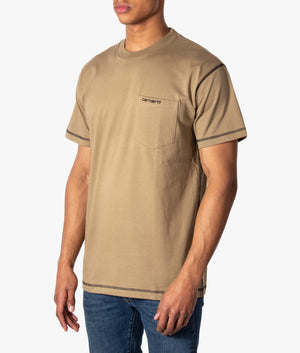 Short-Sleeve-Nazka-Pocket-T-Shirt-Camel-Carhartt-EQVVS