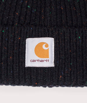 Anglistic-Beanie-Speckled-Black-Carhartt-WIP-EQVVS