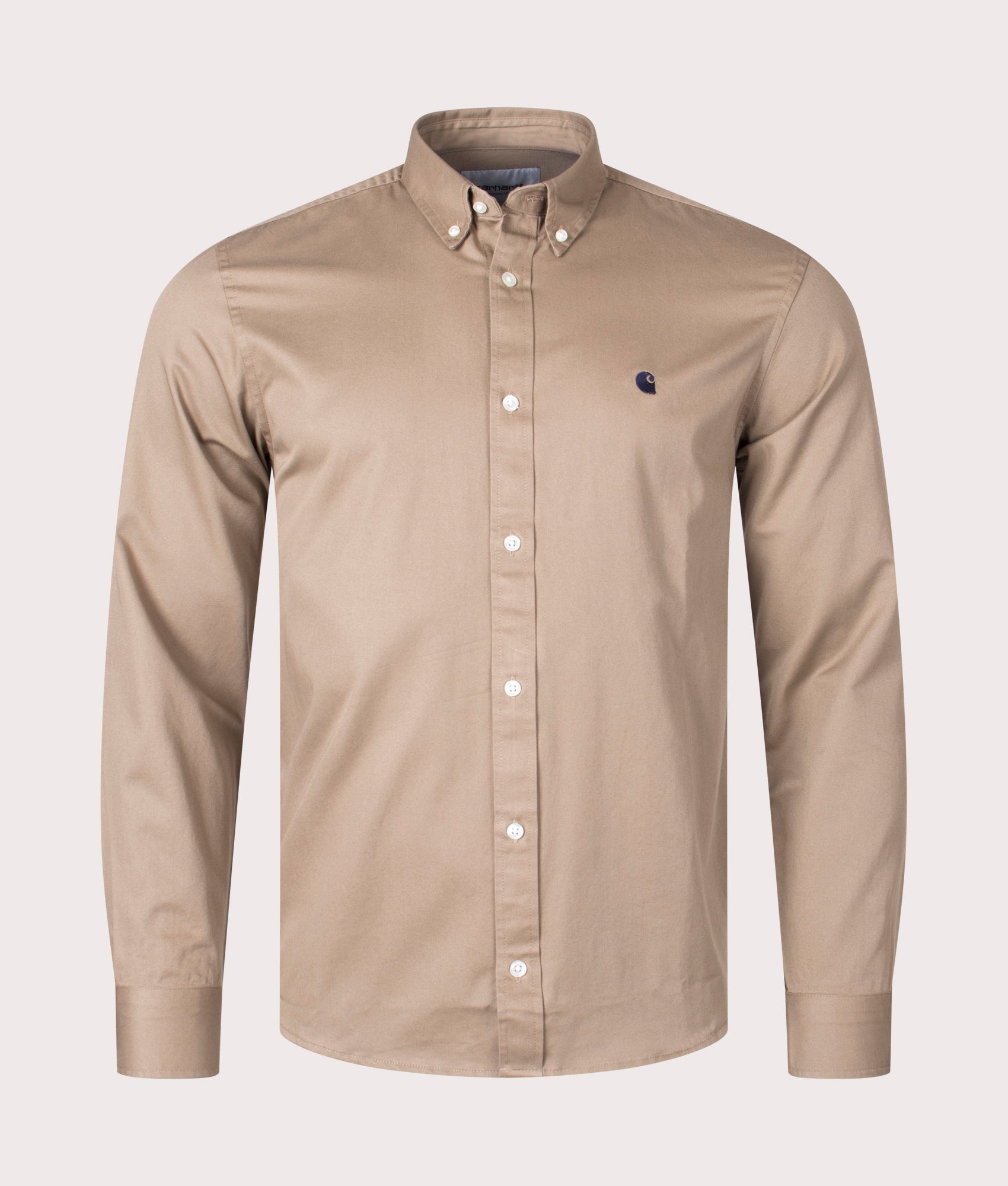 Madison-Shirt-Leather/Dark-Navy-Carhartt-WIP-EQVVS