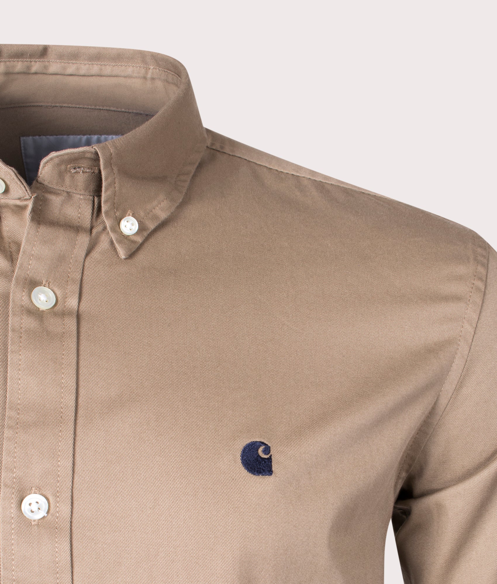 Madison-Shirt-Leather/Dark-Navy-Carhartt-WIP-EQVVS