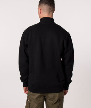 Quarter-Zip-Chase-Sweatshirt-Black/Gold-Carhartt-WIP-EQVVS