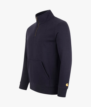 Quarter-Zip-Chase-Sweatshirt-Navy-Carhartt-WIP-EQVVS