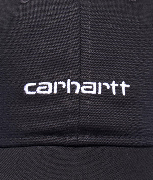 Canvas-Script-Cap-Black/White-Carhartt-WIP-EQVVS