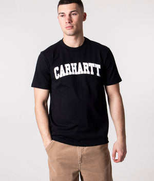 University-T-Shirt-Black/White-Carhartt-WIP-EQVVS 
