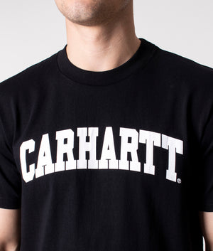 University-T-Shirt-Black/White-Carhartt-WIP-EQVVS 