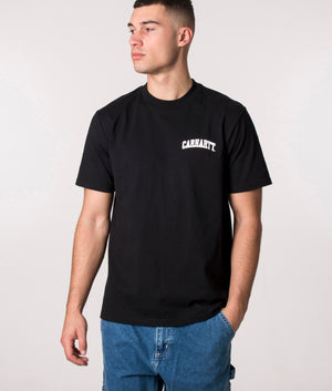 Carhartt WIP University Script T-Shirt in Black, EQVVS. 