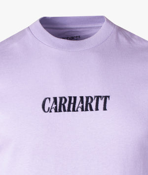 Short-Sleeve-Multi-Star-Script-T-Shirt-Soft-Lavender/Mizar-Carhartt-WIP-EQVVS