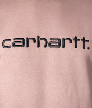 Carhartt-Sweat-Earthy-Pink/Black-Carhartt-WIP-EQVVS