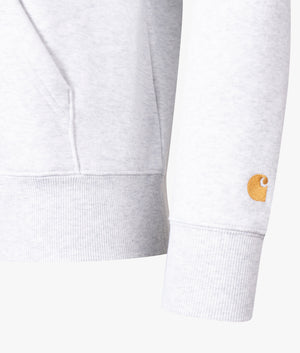 Quarter-Zip-Chase-Sweatshirt-Ash-Heather/Gold-Carhartt-WIP-EQVVS
