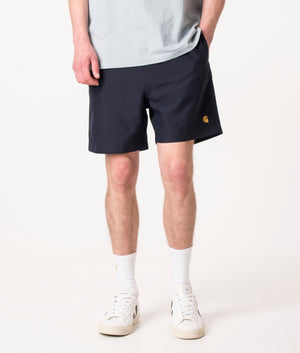 Regular-Fit-Chase-Swim-Trunks-Dark-Navy/Gold-Carhartt-WIP-EQVVS 