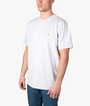 Relaxed-Fit-Chase-T-Shirt-Ash-Heather/Gold-Carhartt-WIP-EQVVS