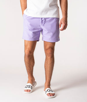 Regular-Fit-Chase-Swim-Shorts-Soft-Lavender/Gold-Carhartt-WIP-EQVVS 