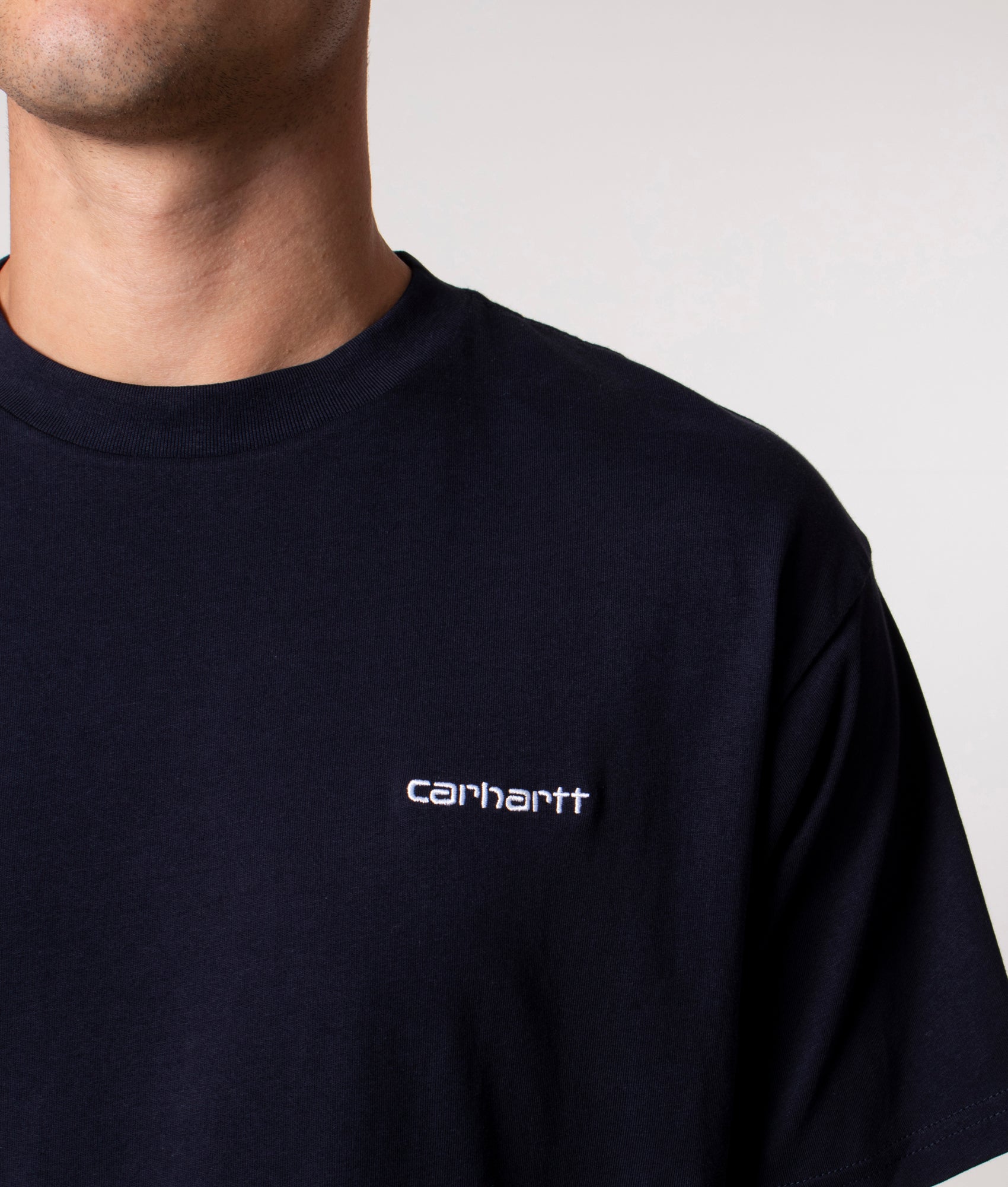 Relaxed-Fit-Script-Embroidery-T-Shirt-Dark-Navy-Carhartt-WIP-EQVVS