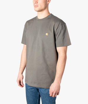 Relaxed-Fit-Chase-T-Shirt-Thyme/Gold-Carhartt-WIP-EQVVS