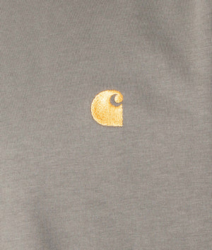 Relaxed-Fit-Chase-T-Shirt-Thyme/Gold-Carhartt-WIP-EQVVS