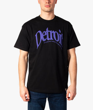 Short-Sleeve-Detroit-Arch-Logo-T-Shirt-Black/Razzmic-Carhartt-WIP-EQVVS