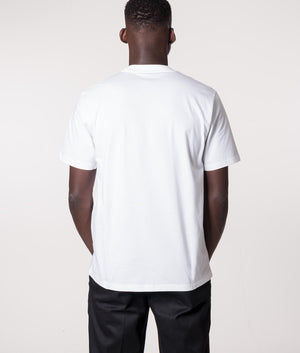 Carhartt WIP Joyride T-Shirt in White at EQVVS. Back Shot. 