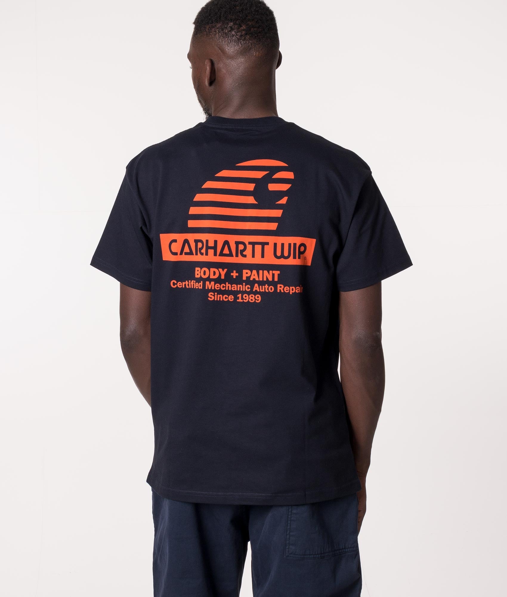 Mechanic-T-Shirt-Navy-Carhartt-WIP-EQVVS-Back-Shot
