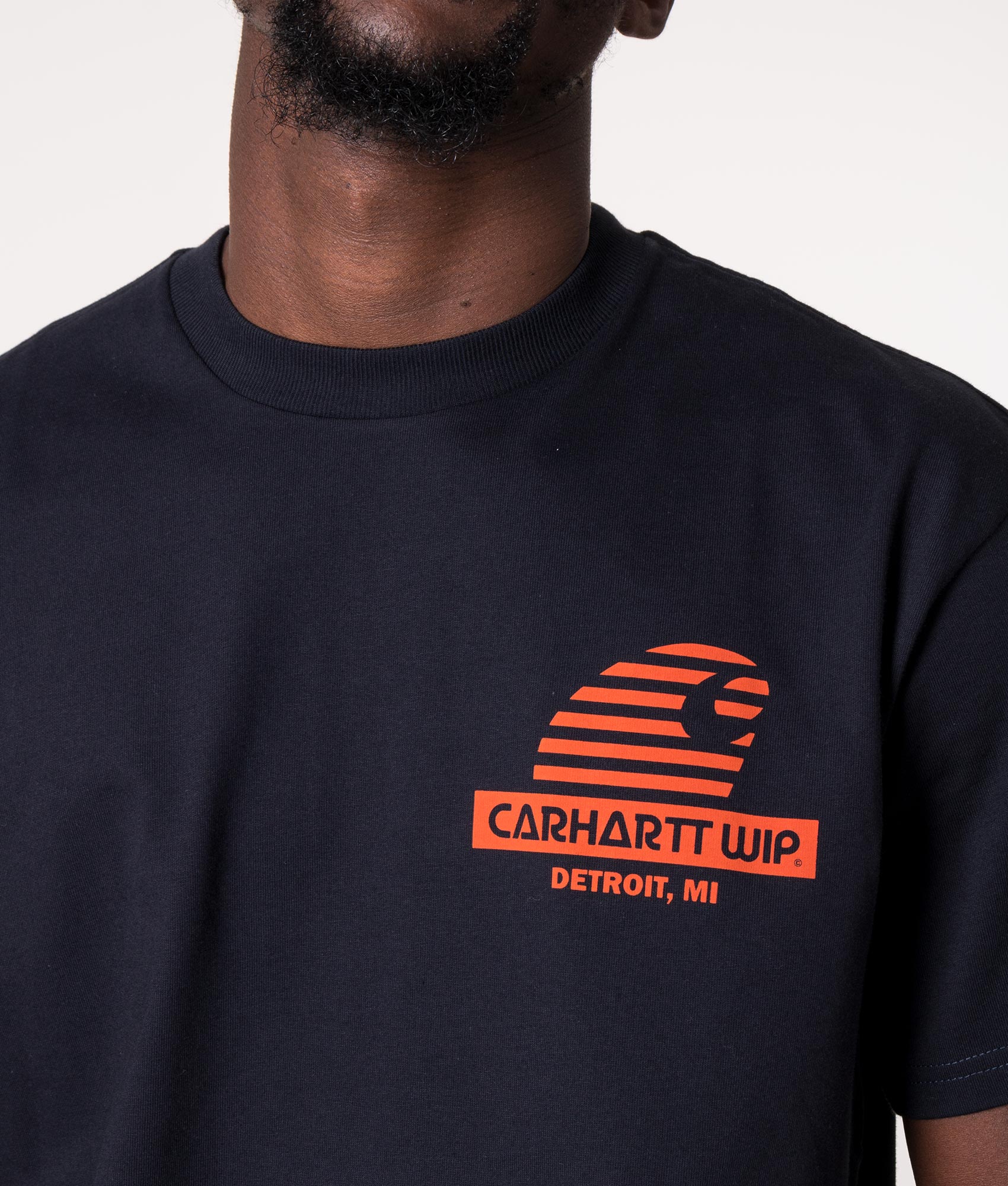 Mechanic-T-Shirt-Navy-Carhartt-WIP-EQVVS-Detail-Shot