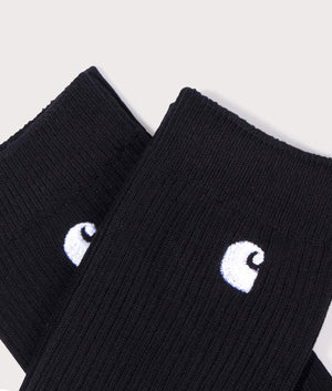 Two-Pack-of-Madison-Socks-Black/White-Carhartt-WIP-EQVVS