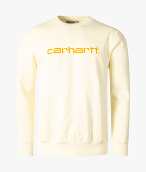 Relaxed-Fit-Carhartt-Sweatshirt-Soft-Yellow/Popsicle-Carhartt-WIP-EQVVS