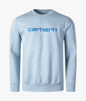Carhartt-Sweat-Frosted-Blue/Gulf-Carhartt-WIP-EQVVS