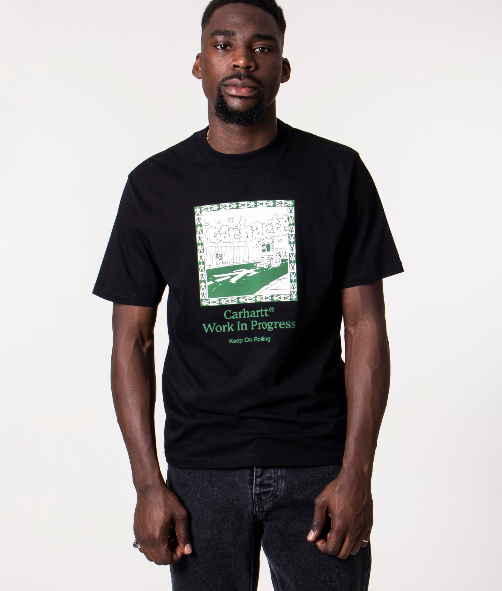 Steamroller-T-Shirt-Black-Carhartt-WIP-EQVVS