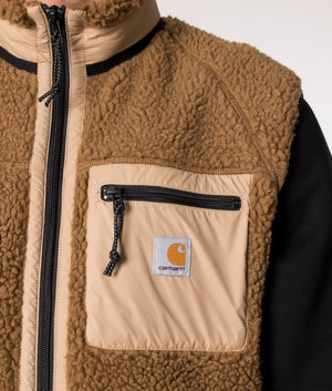 Prentis-Fleece-Vest-Liner-Hamilton Brown/Dusty-H-Brown-Carhartt-WIP-EQVVS