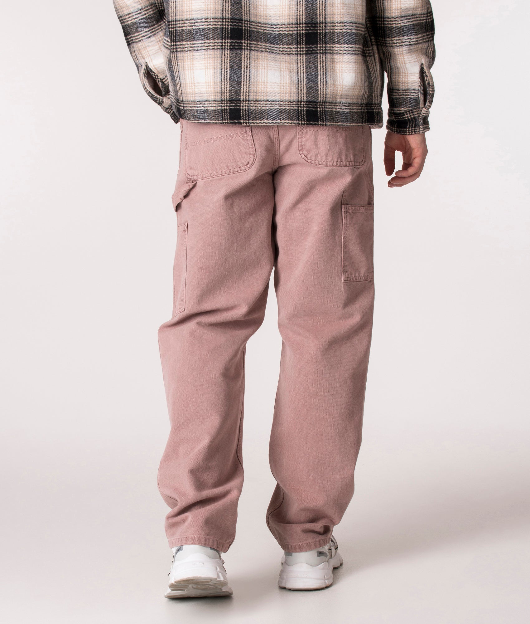 Carhartt WIP Relaxed Fit Double Knee Pant, Dark Plum, EQVVS.