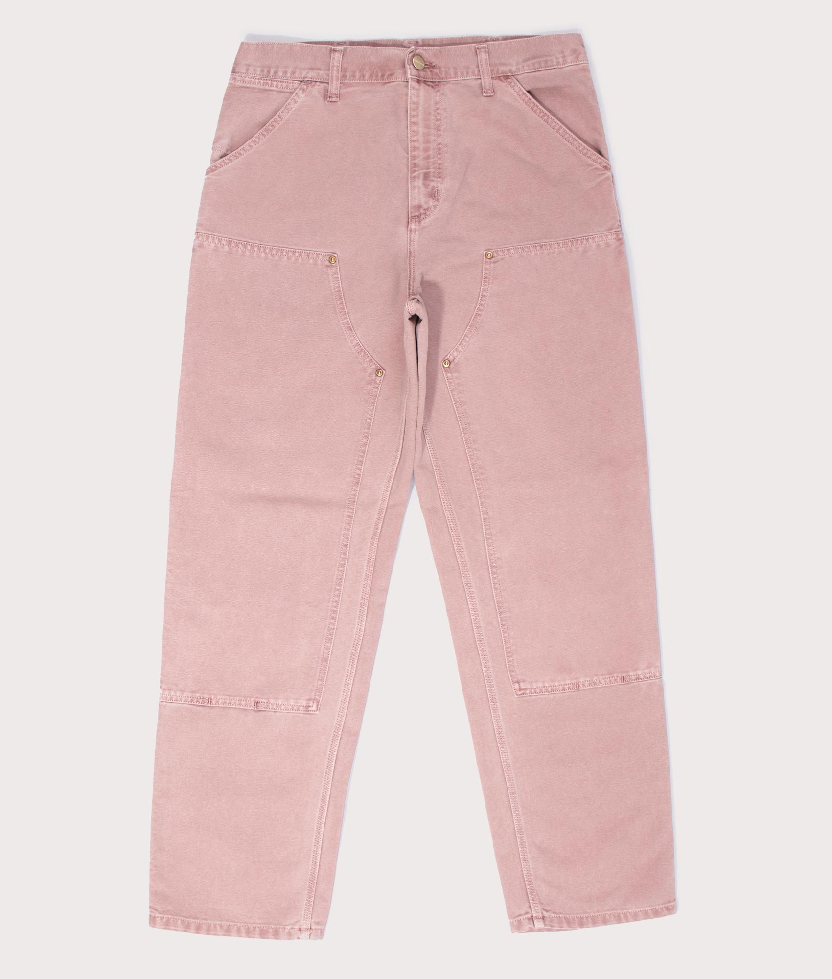 Carhartt WIP Relaxed Fit Double Knee Pant, Dark Plum, EQVVS.