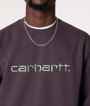 Relaxed-Fit-Carhartt-Sweatshirt-Artichoke/Misty-Sage-Carhartt-WIP-EQVVS