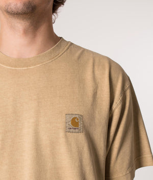 Carhartt WIP Relaxed Fit Vista T-Shirt in Dusty H Brown, EQVVS. 