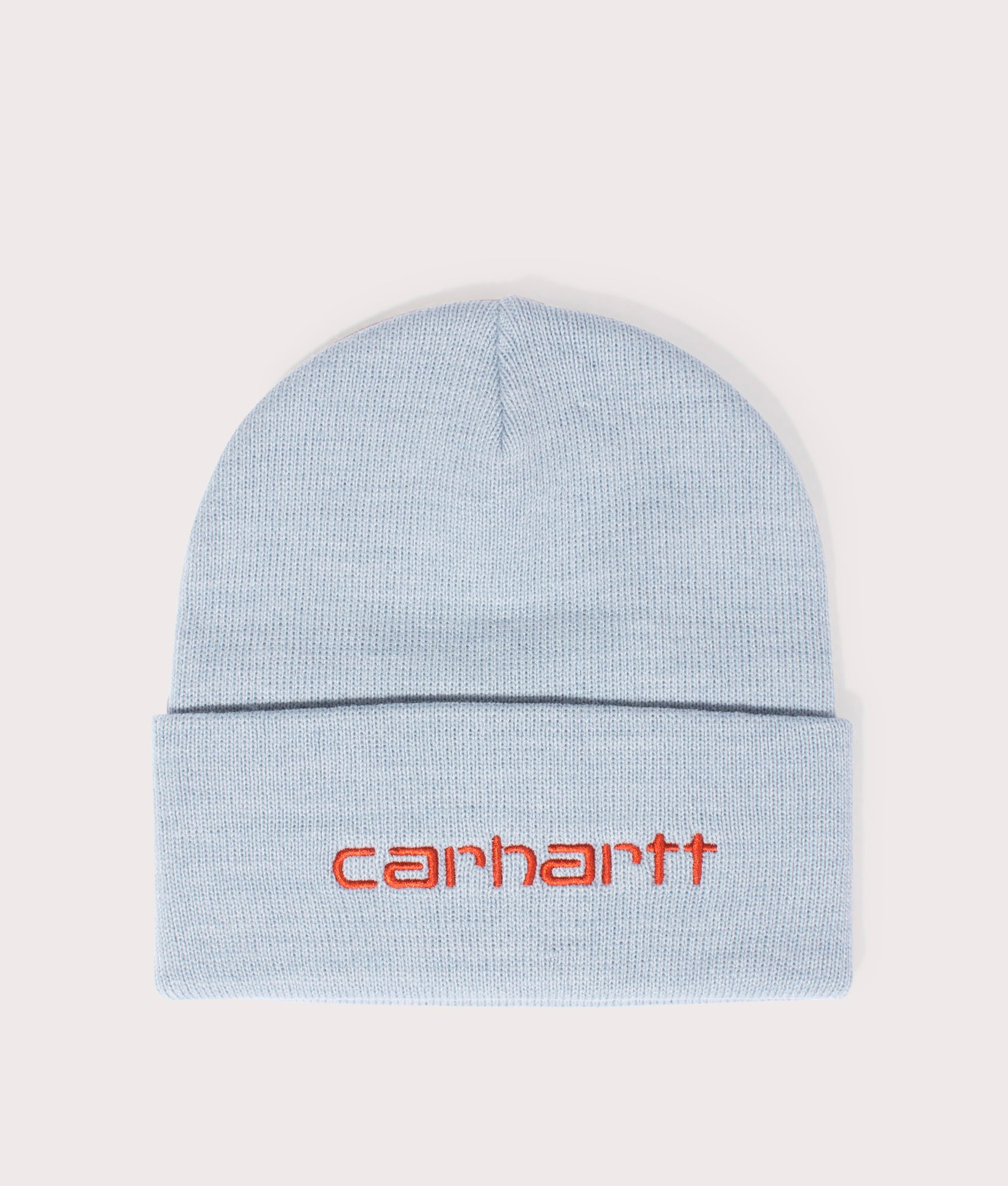 Script-Beanie-Misty-Sky/Brick-Carhartt-WIP-EQVVS
