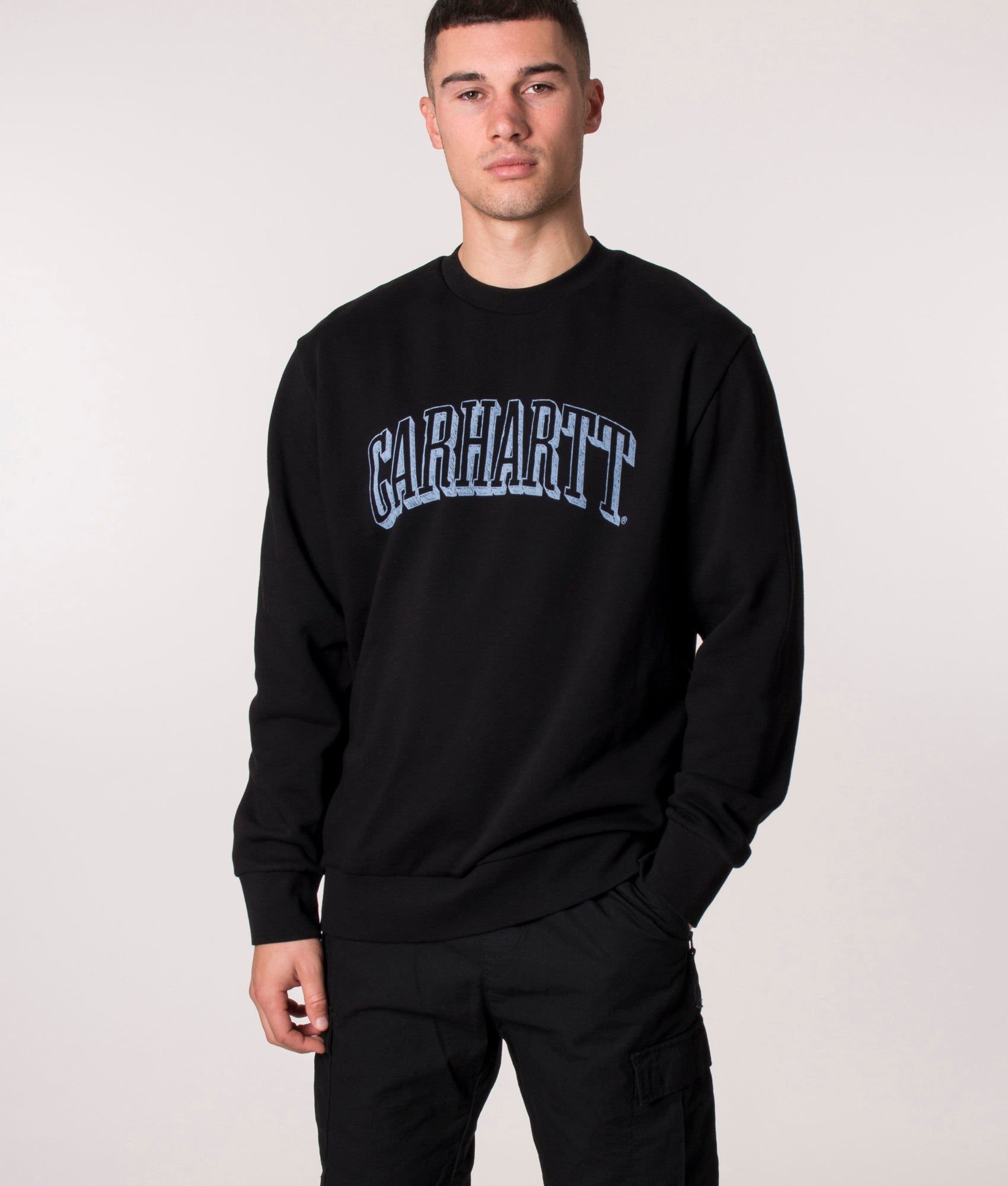 Carhartt WIP Scrawl Sweatshirt in Black, EQVVS