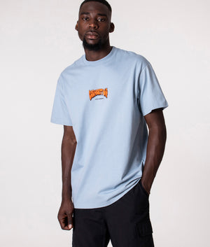 Relaxed-Fit-Bubble-Script-Logo-T-Shirt-Misty-Sky-Carhartt-WIP-EQVVS