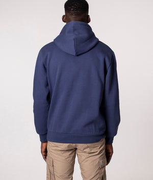 Dream Factory Hoodie in Blue by Carhartt WIP at EQVVS. Back Shot. 