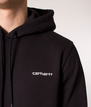 Script-Embroidery-Hoodie-Black/White-Carhartt-WIP-EQVVS