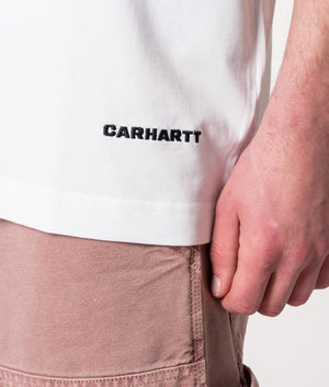 Relaxed-Fit-Link-Script-T-Shirt-White/Black-Carhartt-WIP-EQVVS