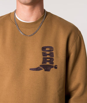 Relaxed-Fit-Boot-Sweatshirt-Hamilton-Brown/Tobacco-Carhartt-WIP-EQVVS