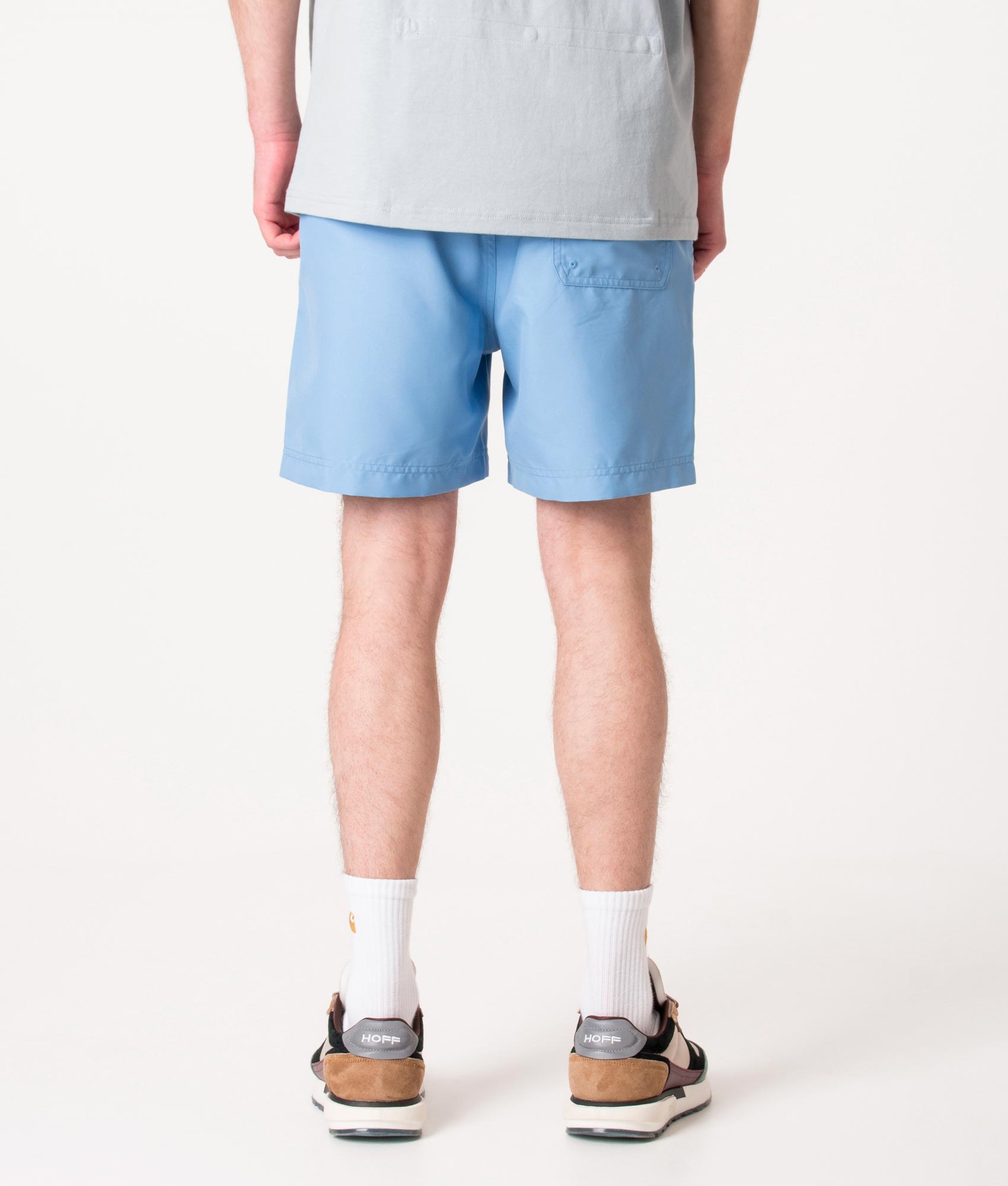 Regular-Fit-Chase-Swim-Trunks-Piscine/Gold-Carhartt-WIP-EQVVS 